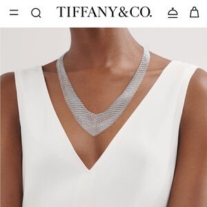 Tiffany/ Elsa Peretti Mesh Bib Necklace
